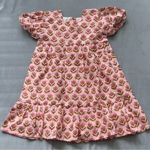 Smockingbird flower dress